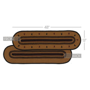 Heritage Farms Star Jute Runner 13x48