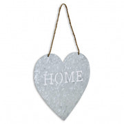 Home Gray Galvanized Cut Out Metal Wall Decor