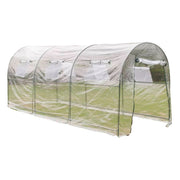 Greenhouse Transparent PVC, Powder-Coated Steel Large Portable