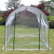 Greenhouse Transparent PVC, Powder-Coated Steel Large Portable