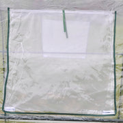 Greenhouse Transparent PVC, Powder-Coated Steel Large Portable