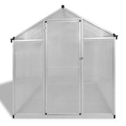 Greenhouse Silver Aluminum frame with polycarbonate panels 49.4 ft