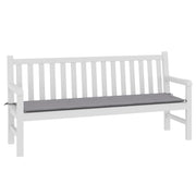 Garden Bench Cushion Grey Oxford fabric (100% polyester)