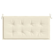 Garden Bench Cushion Cream Oxford fabric (100% polyester)