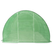 Greenhouse Green Polyethylene mesh fabric and galvanized steel