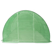 Greenhouse Green PE mesh fabric and galvanized steel 290.6 sq ft
