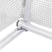Greenhouse White PE mesh fabric, galvanized steel 145.3ft