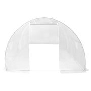 Greenhouse White PE mesh fabric, galvanized steel 194ft