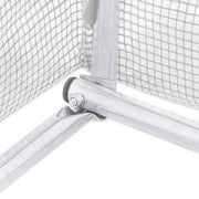 Greenhouse White PE mesh fabric, galvanized steel 194ft