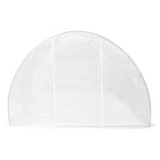 Greenhouse White Polyethylene mesh fabric and galvanized steel