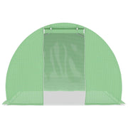 Greenhouse Green Polyethylene mesh fabric, Galvanized steel Medium