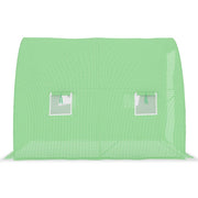 Greenhouse Green Polyethylene mesh fabric, Galvanized steel Medium