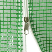 Greenhouse Green Polyethylene mesh fabric, Galvanized steel Medium