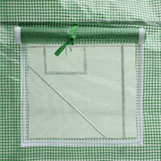 Greenhouse Green PE mesh fabric, galvanized steel 172.2 sq. ft.