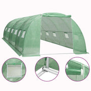 Greenhouse Green PE mesh fabric, galvanized steel Large Durable