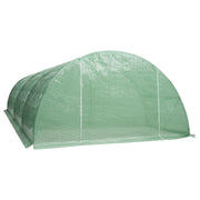 Greenhouse Green PE mesh fabric, galvanized steel Large Durable