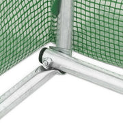 Greenhouse Green PE mesh fabric, galvanized steel Large Durable
