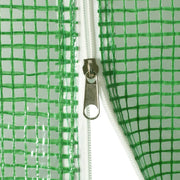 Greenhouse Green Polyethylene mesh fabric, Galvanized steel