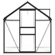Greenhouse Anthracite and Transparent Aluminum and Polycarbonate