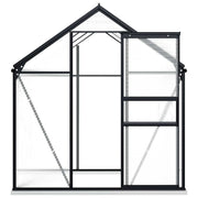 Greenhouse Anthracite and Transparent Aluminum and Polycarbonate