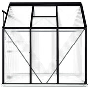 Greenhouse Anthracite and Transparent Aluminum and Polycarbonate