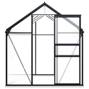 Greenhouse Anthracite and transparent Aluminum and polycarbonate