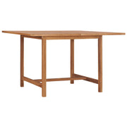 Dining Table Warm golden brown Solid teak wood 47.2x47.2 in