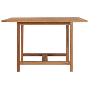 Dining Table Warm golden brown Solid teak wood 47.2x47.2 in