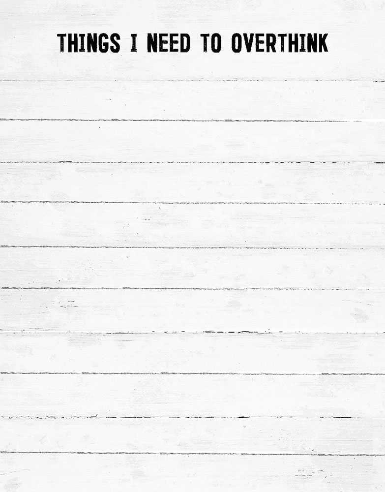Overthink Notepad