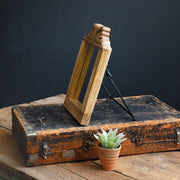 Handcarved Wooden Freestanding Mirror