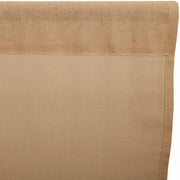 Tobacco Cloth Khaki Valance Fringed 16x60