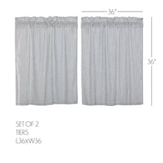 Sawyer Mill Blue Ticking Stripe Tier Set of 2 L36xW36