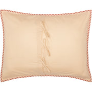 Sawyer Mill Red Ticking Stripe Standard Sham 21x27