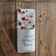Love Grows Here Wall Pocket