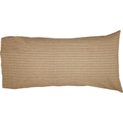 Farmhouse Star King Pillow Case w/Applique Star Set of 2 21x40