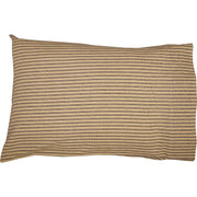 Farmhouse Star Standard Pillow Case w/Applique Star Set of 2 21x30