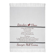 Sawyer Mill Reindeer Chow Woven Throw 50x60