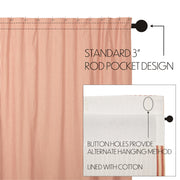 Sawyer Mill Red Ticking Stripe Shower Curtain 72x72