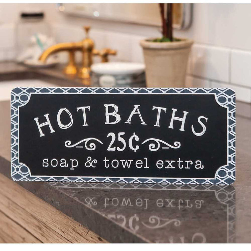 Hot Baths Sign
