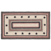 Colonial Star Jute Rug Rect w/ Pad 27x48