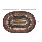 Beckham Jute Rug Oval w/ Pad 20x30