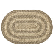 Cobblestone Jute Rug Oval w/ Pad 20x30