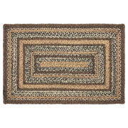 Espresso Jute Rug Rect w/ Pad 20x30