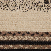 Sawyer Mill Charcoal Poultry Jute Rug Oval w/ Pad 20x30