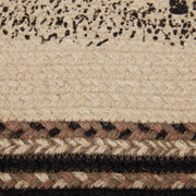 Sawyer Mill Charcoal Cow Jute Rug Oval 20x30
