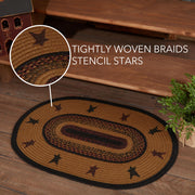 Heritage Farms Star Jute Rug Oval w/ Pad 20x30