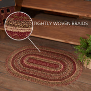 Cider Mill Jute Rug Oval w/ Pad 20x30