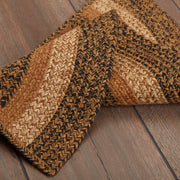 Kettle Grove Jute Rug Half Circle w/ Pad 16.5x33