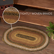 Kettle Grove Jute Rug Oval w/ Pad 20x30