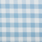 Annie Buffalo Blue Check Ruffled Panel Set of 2 84x40